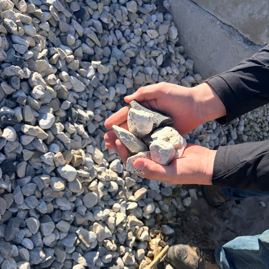 1.5" Clear Stone (1/2 Yard)
