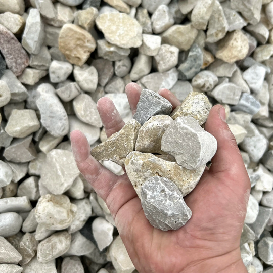 1.5" Clear Stone (1/2 Yard)